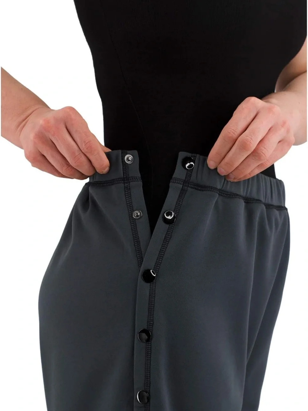 Universal Navy Snap-Panel medical / post surgery, Mobility , recovery Shorts